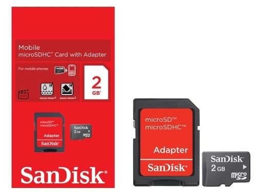 Cartão de memoria Sandisk 2GB